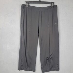 Adidas‎ Athletic Training Pants Womens Small Warm Up Cropped 31 Inseam A15